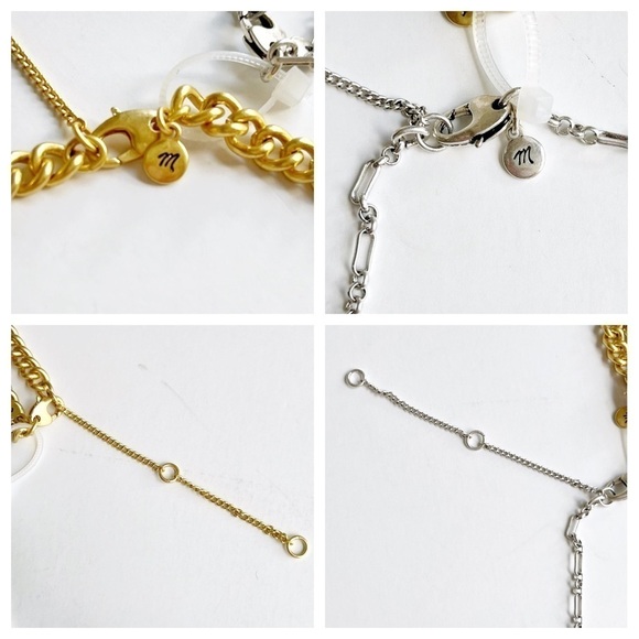 Madewell Mixed Metal Chain Necklace Set - Picture 12 of 13
